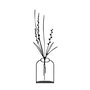 Aberto Design Flowerpot - 3 Objeto decorativo de metal Negro